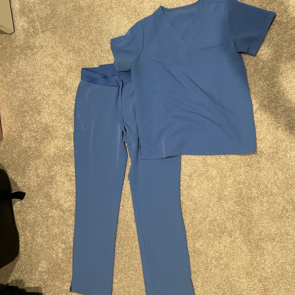 Mandala Ceil Blue Scrubs